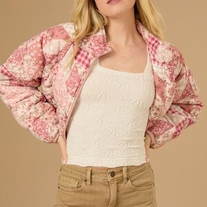 Altar'd State Hattie Patchwork Jacket